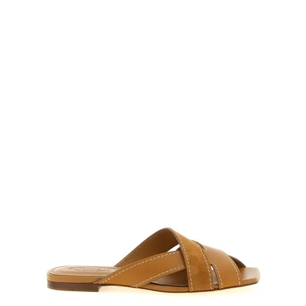 Tod's Suede Leather Sandals - Tods
