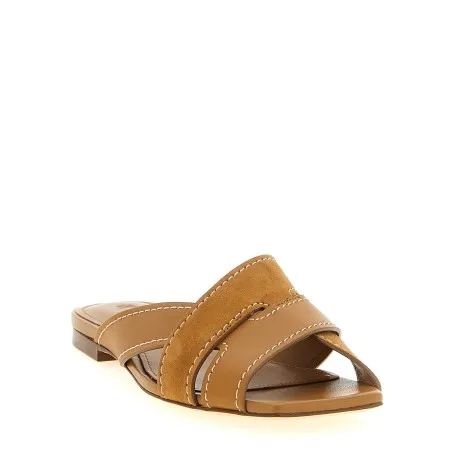 Tod's Suede Leather Sandals - Tods