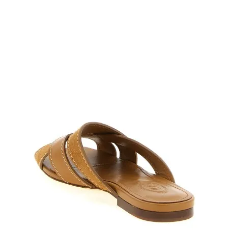 Tod's Suede Leather Sandals - Tods
