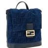 Fendi Ff Flocked Denim Backpack - FENDI