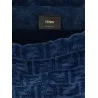 Fendi Ff Flocked Denim Backpack - FENDI