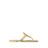 Tory Burch Studded Miller Patent flat sandals - TORY BURCH