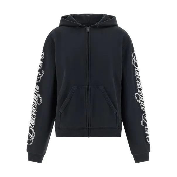 Balenciaga Cursive Hoodie - BALENCIAGA