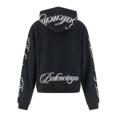 Balenciaga Cursive Hoodie - BALENCIAGA