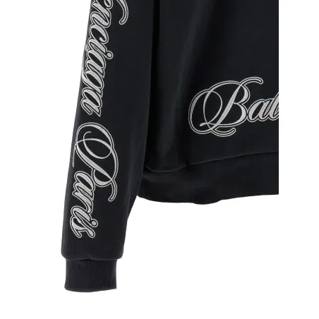 Balenciaga Cursive Hoodie - BALENCIAGA