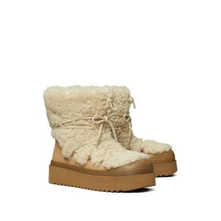 Tory Burch Mellow Shearling Platform Boots. - TORY BURCH