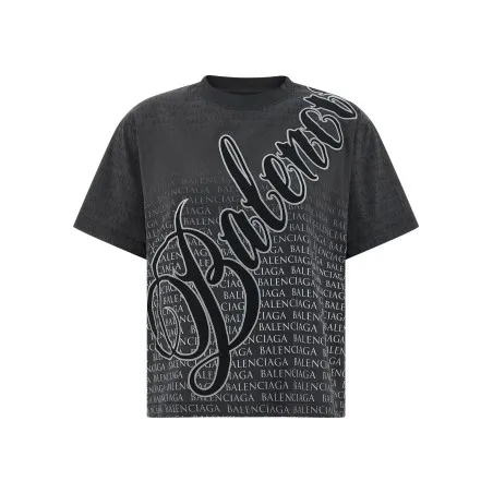Balenciaga Cursive T-shirt - BALENCIAGA