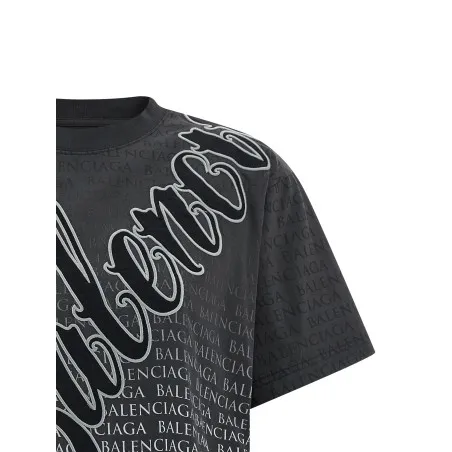 Balenciaga Cursive T-shirt - BALENCIAGA