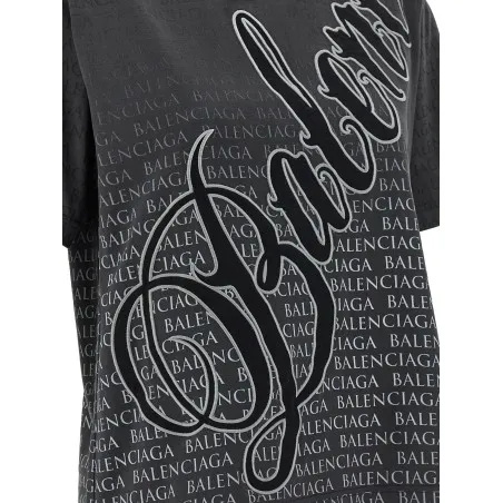 Balenciaga Cursive T-shirt - BALENCIAGA