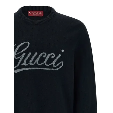 Gucci Logo Intarsia Sweater - Gucci