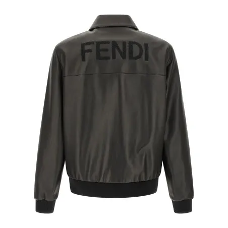 Fendi Leather Blouson - FENDI