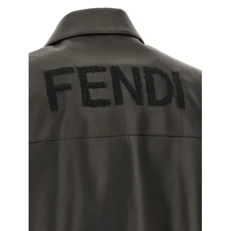 Fendi Leather Blouson - FENDI