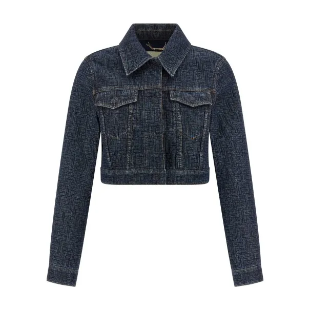 Fendi Ff Denim Bolero Jacket - FENDI