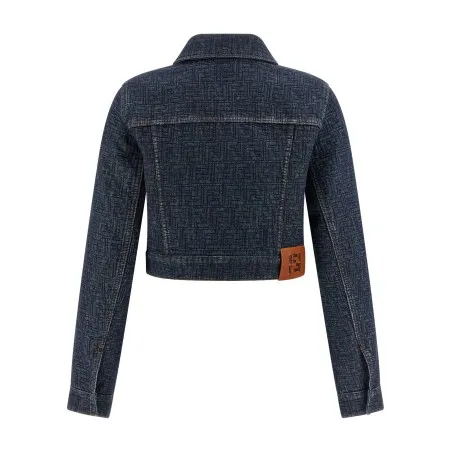 Fendi Ff Denim Bolero Jacket - FENDI