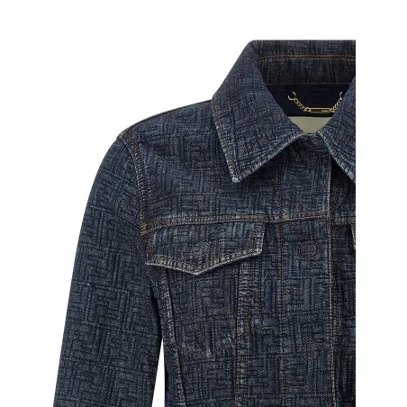 Fendi Ff Denim Bolero Jacket - FENDI
