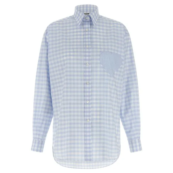Moschino Heart Vichy Shirt - MOSCHINO
