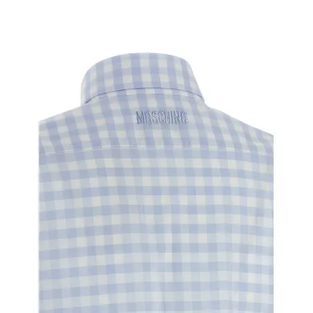 Moschino Heart Vichy Shirt - MOSCHINO
