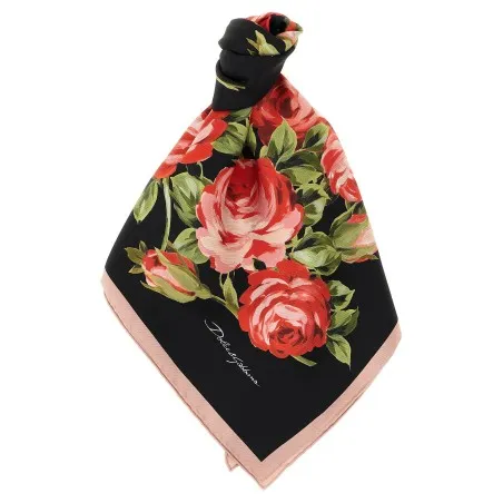 Dolce & Gabbana Bouquet Rose Scarf - Dolce&Gabbana