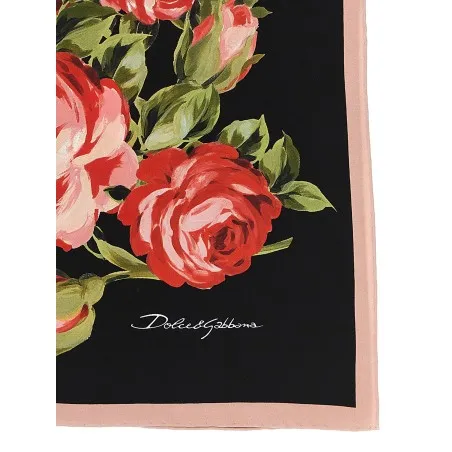 Dolce & Gabbana Bouquet Rose Scarf - Dolce&Gabbana