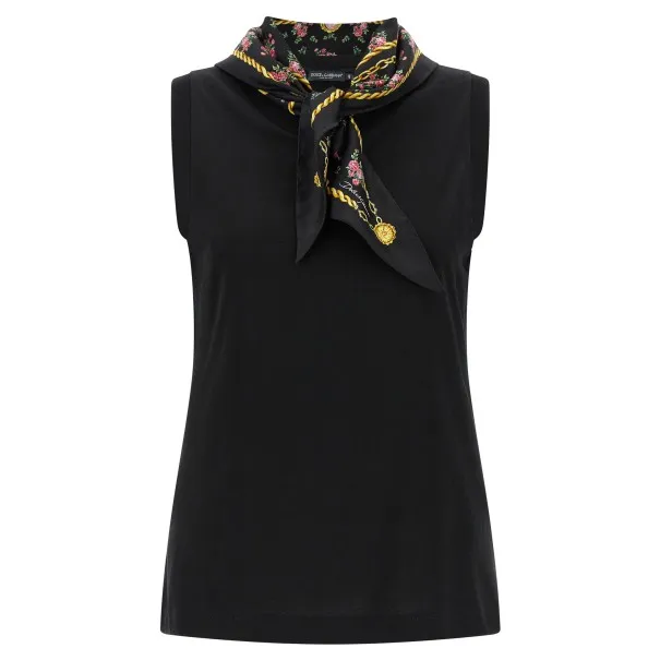 Dolce & Gabbana T-shirt With Scarf - Dolce&Gabbana
