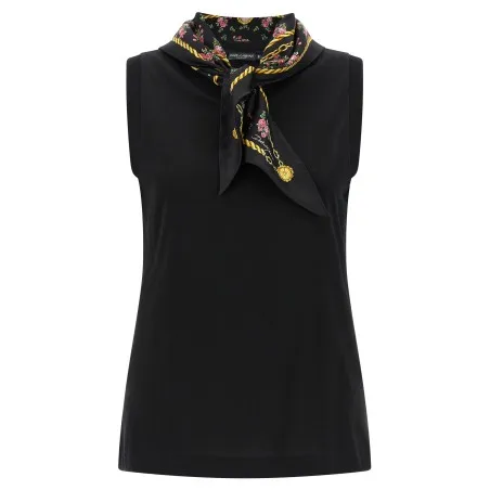 Dolce & Gabbana T-shirt With Scarf - Dolce&Gabbana