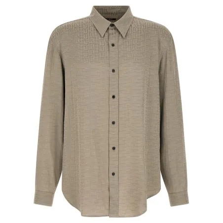 Balmain Jacquard Monogram Shirt - BALMAIN