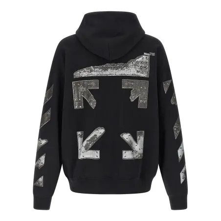 Off White Metal Arrow Skate Hoodie - OFF WHITE