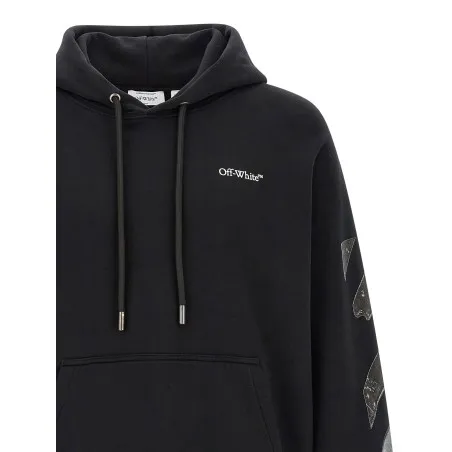 Off White Metal Arrow Skate Hoodie - OFF WHITE