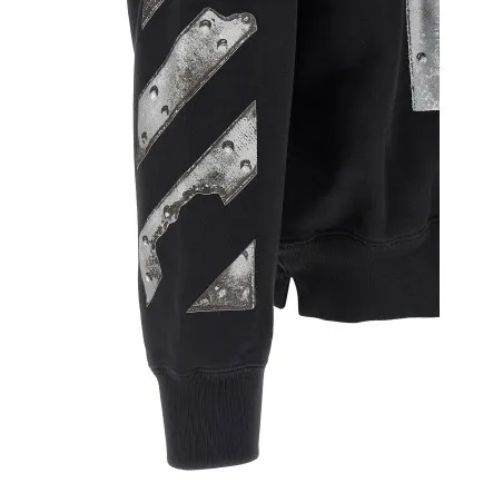 Off White Metal Arrow Skate Hoodie - OFF WHITE