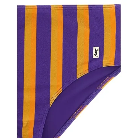Saint Laurent Striped Bikini Briefs - Yves Saint Laurent