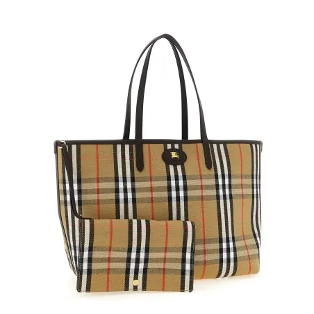 Burberry Medium Bloomsbury Reversible Shopping Bag - BURBERRY