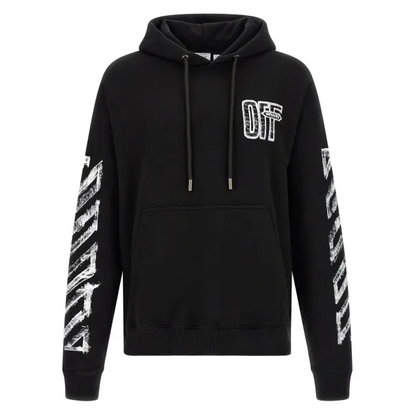 Off White Motion Arrow Skate Hoodie - OFF WHITE