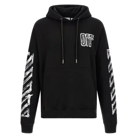 Off White Motion Arrow Skate Hoodie - OFF WHITE