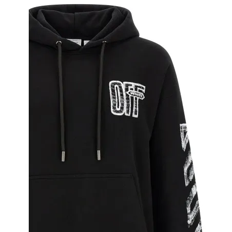 Off White Motion Arrow Skate Hoodie - OFF WHITE