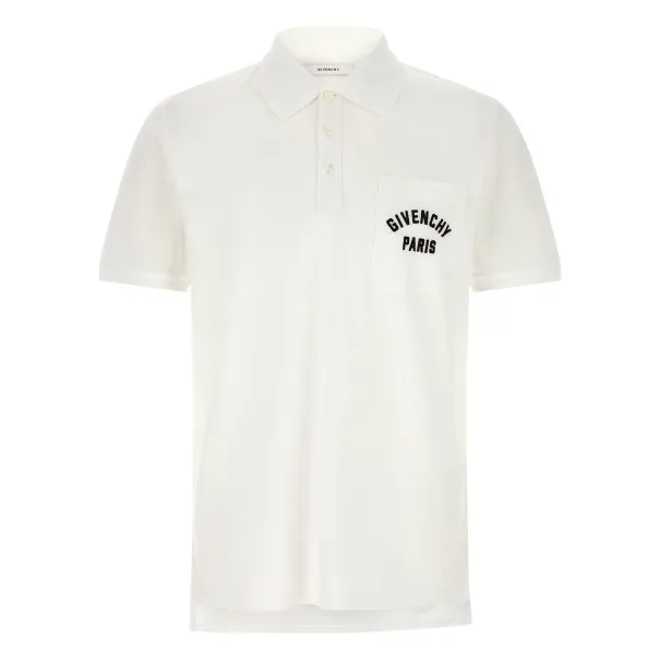 Givenchy Pocket Embroidery Polo Shirt - GIVENCHY