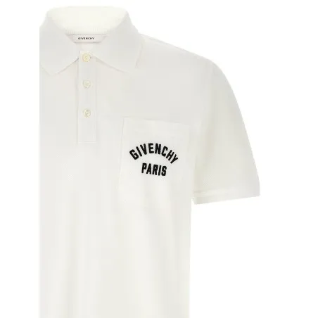 Givenchy Pocket Embroidery Polo Shirt - GIVENCHY