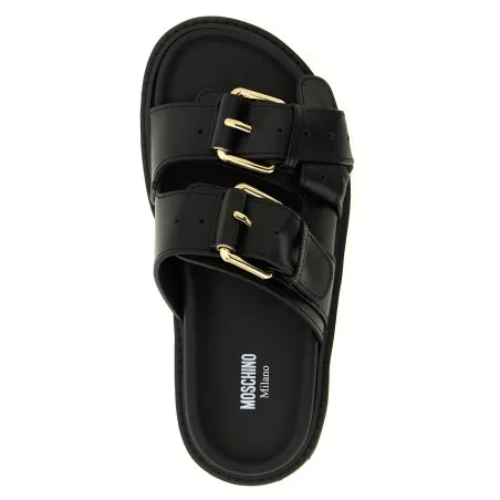 Moschino Double Strap Sandals - MOSCHINO