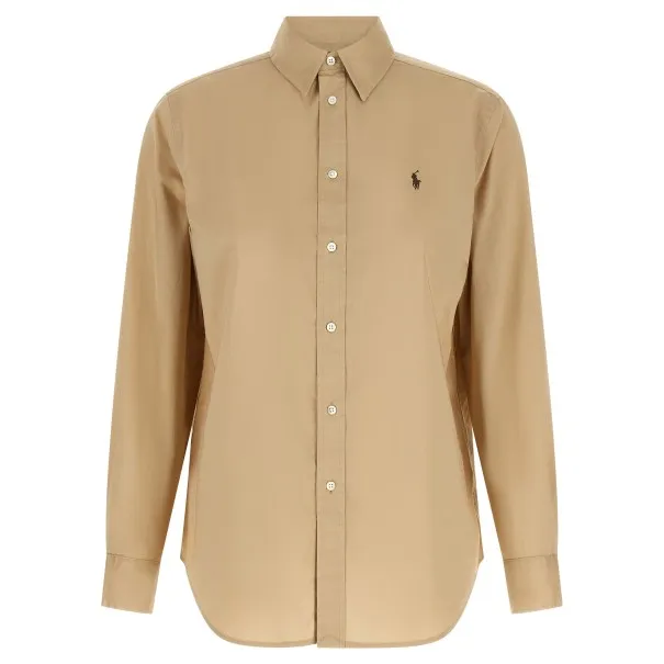 Polo Ralph Lauren Logo Embroidery Cotton Shirt - RALPH LAUREN