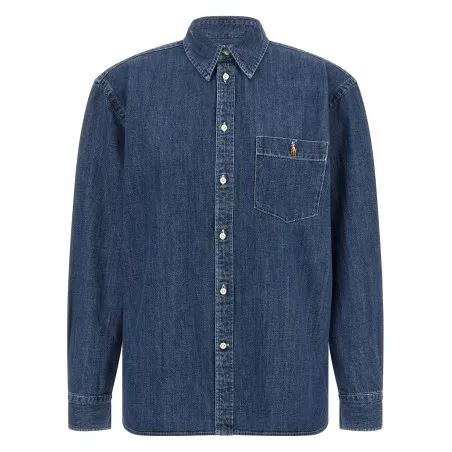 Polo Ralph Lauren Denim Shirt With Logo Embroidery - RALPH LAUREN