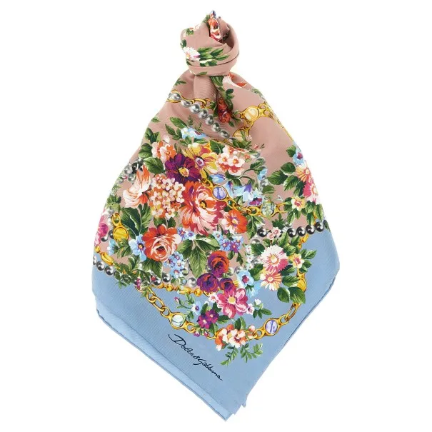 Dolce & Gabbana Mazzolini Di Fiori Scarf - Dolce&Gabbana