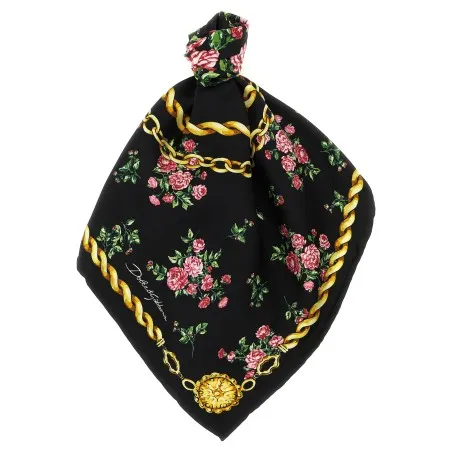 Dolce & Gabbana Mazzolini Di Rose Scarf - Dolce&Gabbana