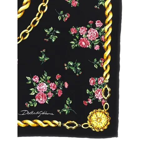 Dolce & Gabbana Mazzolini Di Rose Scarf - Dolce&Gabbana