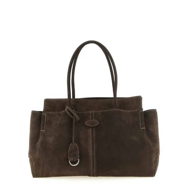 Tod's Medium Suede Shopping Bag - Tods
