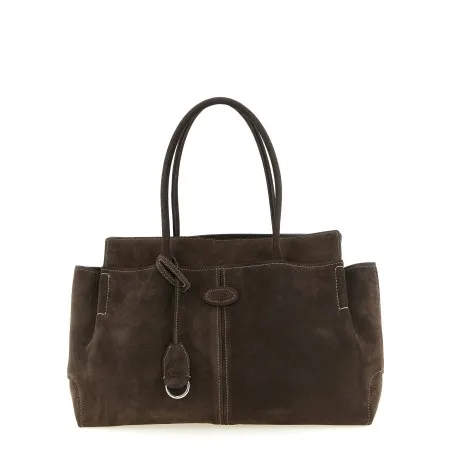 Tod's Medium Suede Shopping Bag - Tods