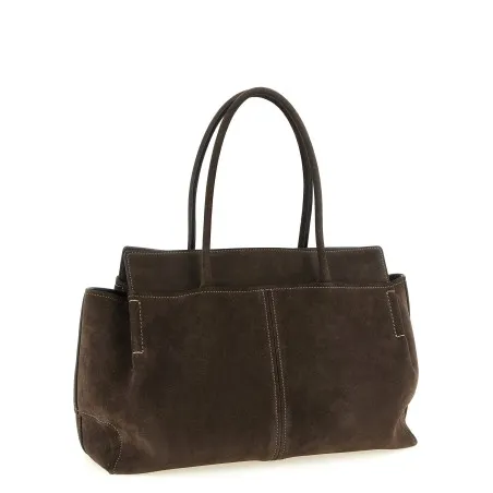 Tod's Medium Suede Shopping Bag - Tods