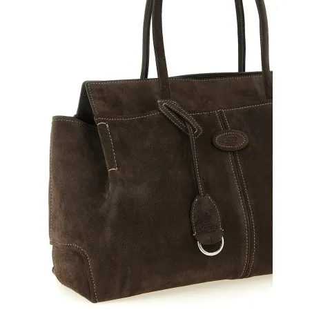 Tod's Medium Suede Shopping Bag - Tods