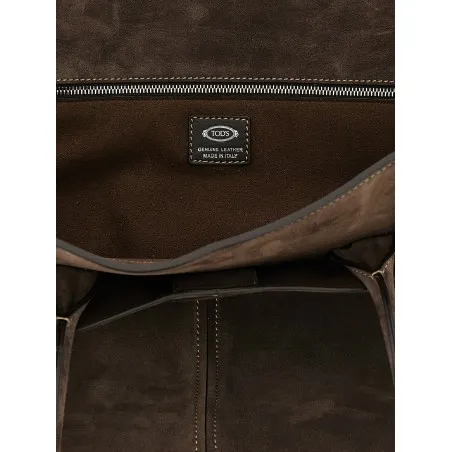 Tod's Medium Suede Shopping Bag - Tods