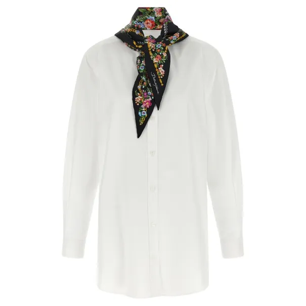 Dolce & Gabbana Shirt With Scarf - Dolce&Gabbana