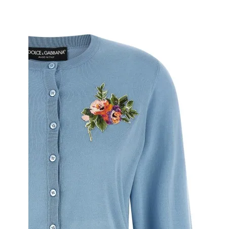 Dolce & Gabbana Floral Embroidery Cardigan - Dolce&Gabbana