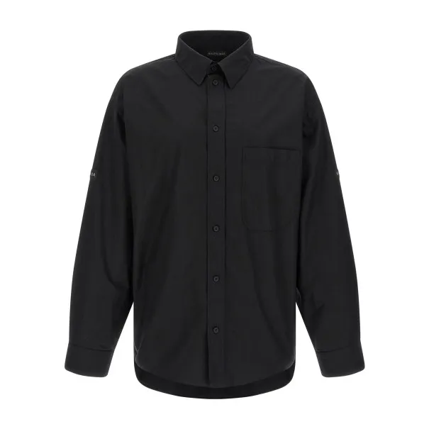 Balenciaga Logo Patch Shirt - BALENCIAGA